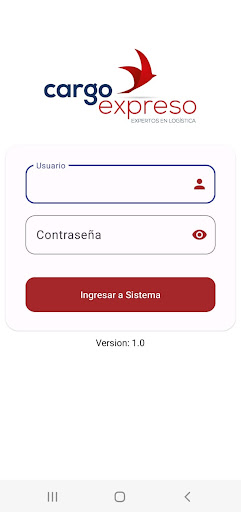 Android application Cargo Expreso screenshort