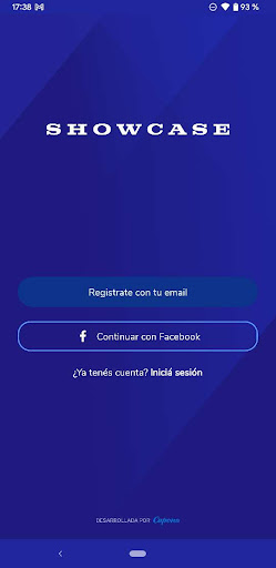 Android application Más Showcase screenshort