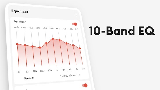 Flat Equalizer - Bass Booster لقطة شاشة