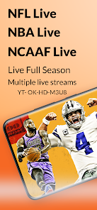 Live Streaming NFL NCAAF NBA - Apps on Google Play