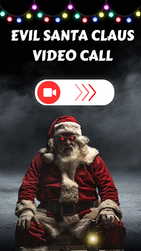 Android application evil santa claus video call screenshort