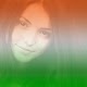 screenshot of India Flag Photo DP Letter Art