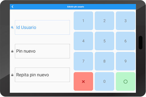 Mi Centro de Fichajes: control Screen 3