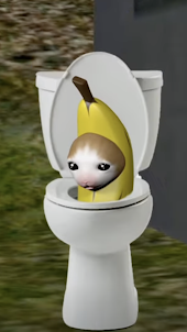 Banana Cat Call Skibidi Toilet