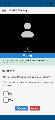 Android application FVREB Connect screenshort