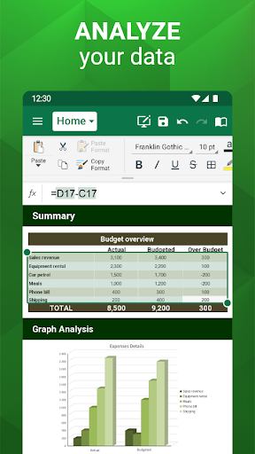 Screenshot OfficeSuite: Word, Sheets, PDF