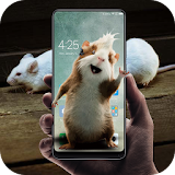 Mouse in phone prank icon