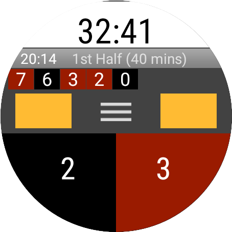 Android application Rugby Referee Watch screenshort