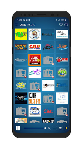 Android application Canadian Radio Stations Online screenshort