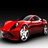 3D sports car icon