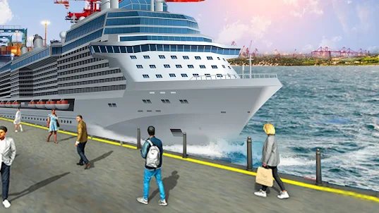 World Cruise cargo ship 3D
