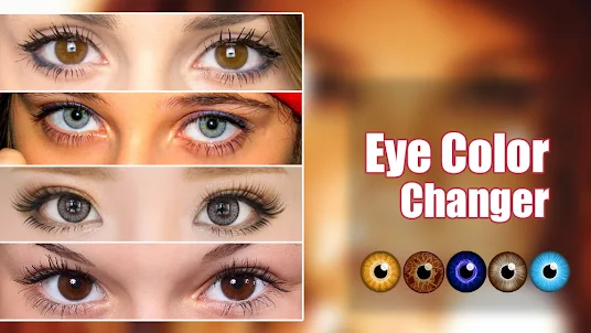 Olhos reais que mudam a cor