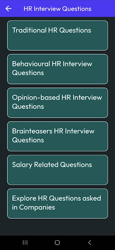 Android application CareerCrafter screenshort