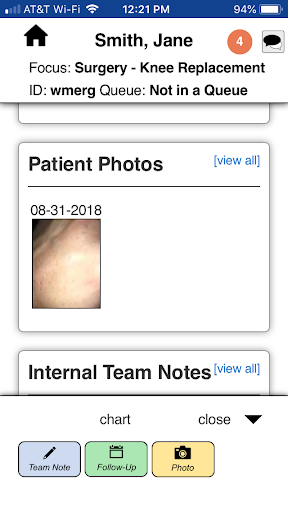 Clinician TC Screen 3