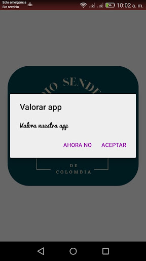 Android application RADIO SENDEROS DE COLOMBIA screenshort