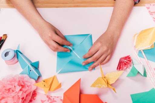 Origami paper planes