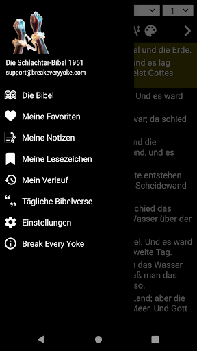 Android application Die Schlachter-Bibel 1951 screenshort