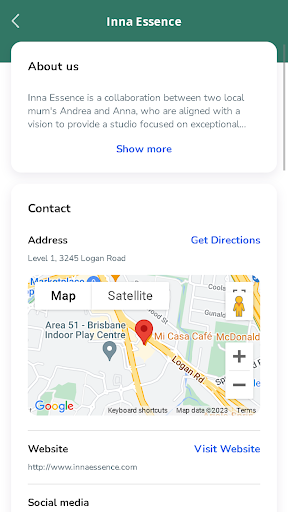 Android application Inna Essence screenshort