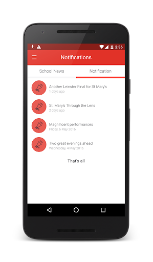 Android application St Mary's Edenderry screenshort