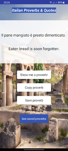 Italian Proverbs & Quotes Screen 3