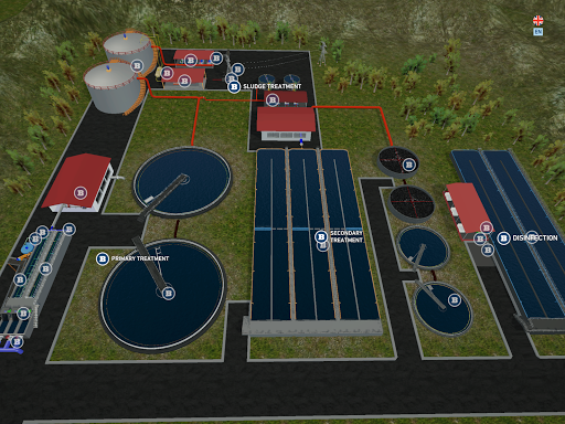 Android application Wastewater Map screenshort