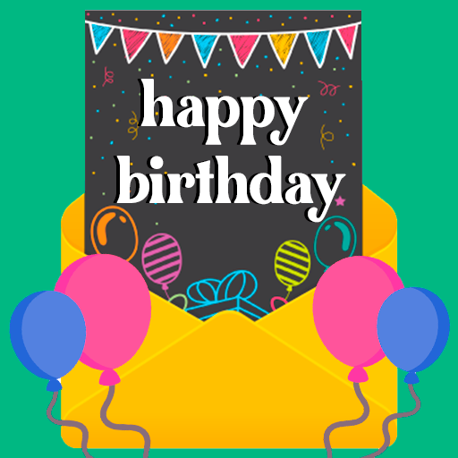 Birthday invitation maker logo