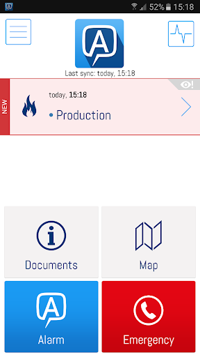 Android application EVALARM screenshort