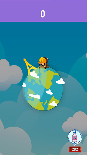 Android application Round Jump World screenshort