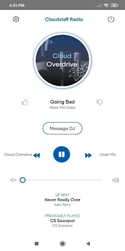 Cloudstaff Radio Screen 2