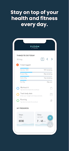 Fuzion Fitness Online ekran görüntüsü