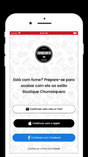Android application Churrasquero screenshort
