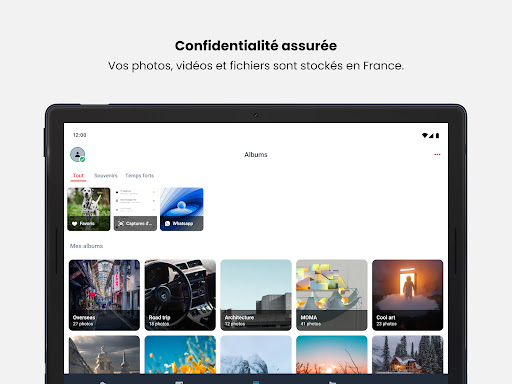 Screenshot of SFR Cloud