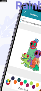 Rainbow Monsters coloring game 1.0 APK + Mod (Free purchase) for Android
