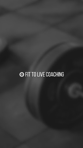 Android application Fit to Live Coaching screenshort