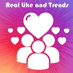 Cover Image of ดาวน์โหลด real like and trends 1.0 APK