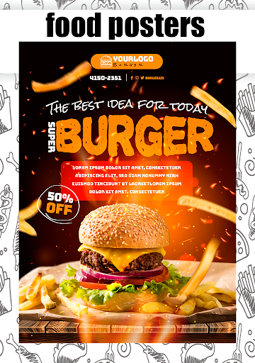 Poster maker, Flyer Maker Screen 2