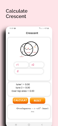 Coordinate Geometry Calculator Screen 3