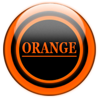 Orange Glass Orb Icon Pack