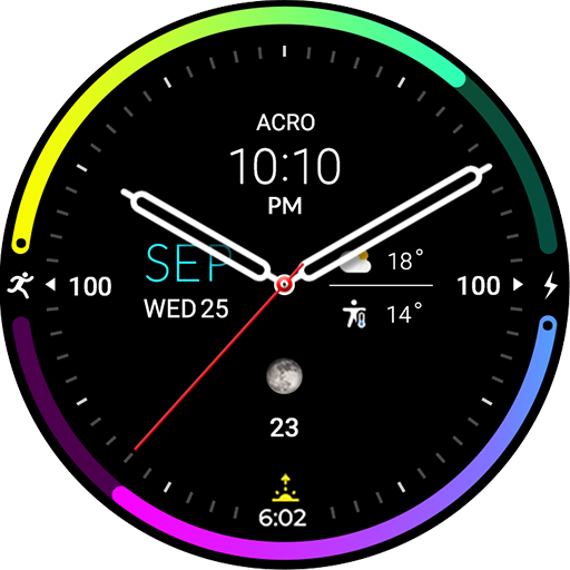ACRO Aqua Night AN47 Watchface logo