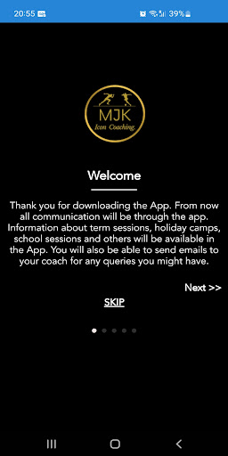 Android application MJK Icon Coaching screenshort