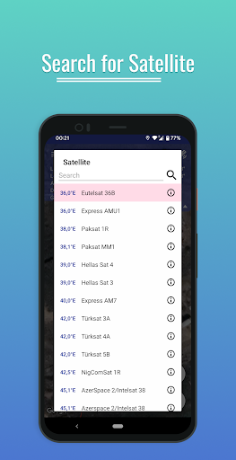 Satfinder (Dish Pointer) Screen 2