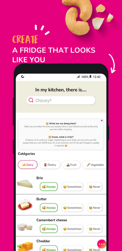 Android application Frigo Magic: French cooking screenshort