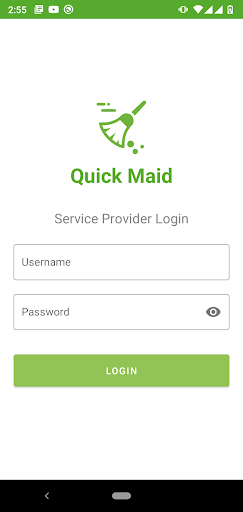 QuickServe Cleaning Partner Screen 2