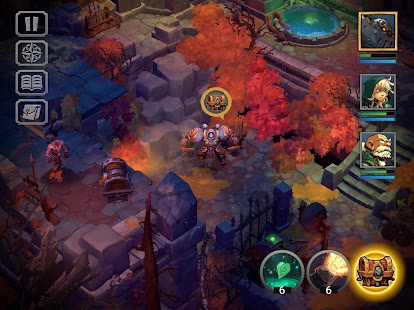 Snímek obrazovky Battle Chasers: Nightwar