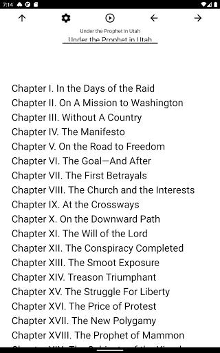 Book, Under the Prophet in Uta Screen 3
