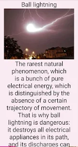 Natural phenomena