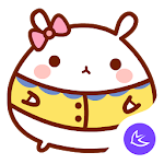 Cover Image of Tải xuống Cute lovely Rabbit-APUS Launcher theme 669.0.1001 APK