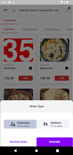 Akshaya Caterers Screen 2