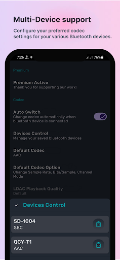 Bluetooth Codec Changer - Tools - apps