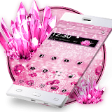 Glitter Pink Diamond Theme icon